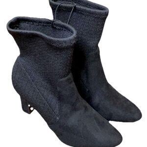 IMPO BLACK BOOTIES ANKLE BOOTS PULL ON Women’s SIZE 9